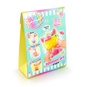 Canal Toys Squish Squish- Squishy 1 Pack DIY - Cr&eacute;e Ton Squishy Tout Moelleux & Color&eacute; - Ajoute des Paillettes & Customise-Le - Id&eacute;e Cadeau Enfant 6 Ans+ - Loisir Cr&eacute;atif - SQI 005 - Assortiment