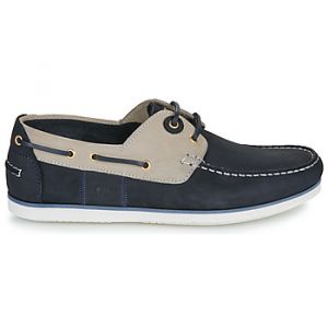 Barbour Chaussures Wake Boat bleu marine beige - 42