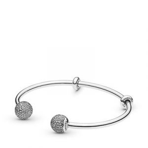Image de Pandora Bracelet Jonc Ouvert Moments