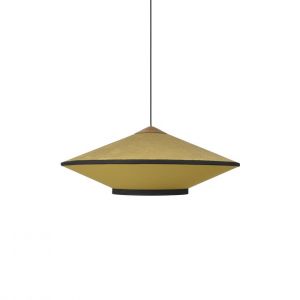 Image de Forestier Suspension Cymbal Medium / Ø 70 - Velours or,chêne en tissu