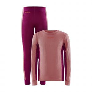 Craft Core Dry Baselayer Set - Sous-vtement technique enfant Coral Roxo 122128