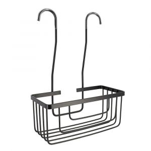 Tendance Panier douche en Inox Noir à suspendre au thermostat