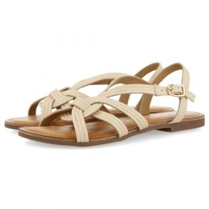 Gioseppo Femme Golaj Sandale Plate, Blanc Ivoire, 37 EU