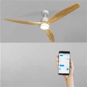 WIND STYLANCE - Ventilateur de plafond 40W silencieux 100% bois plusieurs tailles