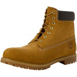 Image de Timberland 6 Premium, Bottes Classiques homme Jaune (Wheat Nubuck) 50 EU (Wide)