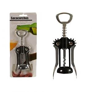 Image de Wadiga Tire-bouchon g&eacute;n&eacute;ral de gaulle en m&eacute;tal chrome et noir