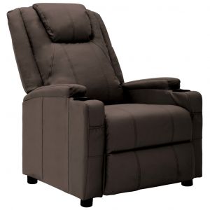 Image de VidaXL Fauteuil inclinable Marron Similicuir. Produit Neuf ! Garantie 0 ans !