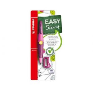 Image de Stabilo EASYergo 3.15 - Porte-mine ergonomique rose + taille-crayon - Gaucher