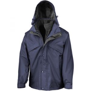 Result Veste imperméable coupe-vent 3 en 1 - Homme (2XL) (Bleu marine) - UTBC930