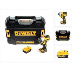 Dewalt Dcf 887 nt Visseuse à chocs sans fil 18V 205Nm 1/4' Brushless + 1x Batterie 4,0Ah + Coffret de transport tstak - sans chargeur