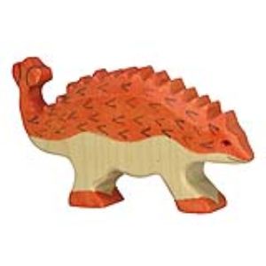 Image de Holztiger Figurine dinosaure : Ankylosaure en bois