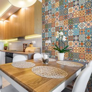 Sticker Mural Carrelage adhésif Cuisine Salle de Bain - 24 STICKERS CARRELAGES AZULEJOS BRETINA - 24stickers10x10cm