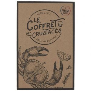 Coffret en Bois Sp&eacute;cial Crustac&eacute;s