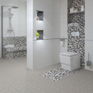 Feuille 300x300 palladiana marbre beige-gris