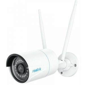 Reolink W320 - Caméra de sécurité extérieure 5 Mp, Wi-fi 2,4/5 Ghz, détection de personnes, véhicules et animaux, vision nocturne 30 M