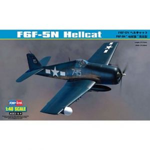 HobbyBoss Maquette avionÂ : F6F-5N Hellcat