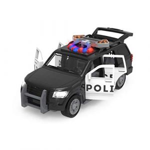 Driven by Battat - Police SUV, 20 cm - V&eacute;hicule de Police - Voiture Jouet avec lumi&egrave;res et Son - Rescue Cars et Jouet pour Enfants - Pi&egrave;ces Mobiles - 3 Ans et +