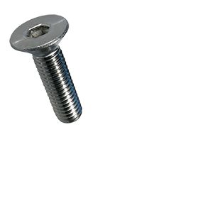 Acton 642038X25 - Vis a metaux tete fraisee six pans creux inox a4 din 7991 iso 10642 m8x25