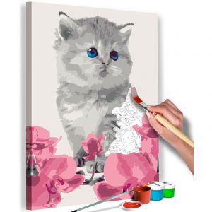 Image de Artgeist Tableau à Peindre Soi-Même "Chaton" 40x60cm