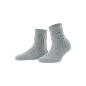 Falke Chaussettes Bedsock Rib Laine Gris - Couleur Gris - Taille S