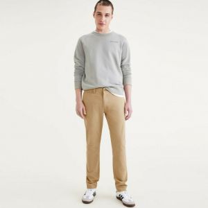 DOCKERS Pantalon chino skinny California camel en coton