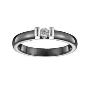 Image de Ceranity 12/0042 N - Bague pour femme en argent et Oxyde de zirconium