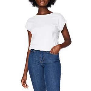 Urban classics T-shirt T-shirt &eacute;paule tombante - Couleur EU S,EU M,EU L,EU XL,EU 4XL - Taille Blanc
