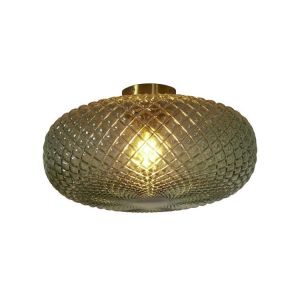 It's About Romi Plafonnier en verre vert/or, h. 24cm