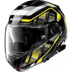 Nolan Casque N100-5 Plus Starboard 46 Noir Brillant Jaune Fluo - Taille XS