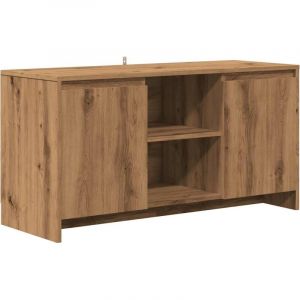 VidaXL Meuble tv chêne artisanal 102x37,5x52,5 cm bois d'ingénierie