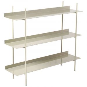 DRAWER Étagère en métal L120cm - Taupe - Luno