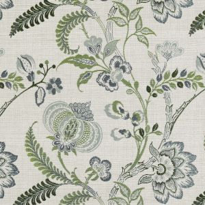 LINDER RIDEAU INDIENNE VERT ANIS 140x240cm