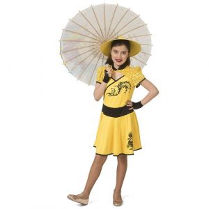 D&eacute;guisement chinoise ling fille - 6/8 ans - jaune - funny espa 401275_116