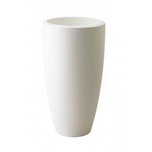 Image de Elho Pure Soft Round High 40 - Pot de fleurs rond haut Ø39 x 70 cm