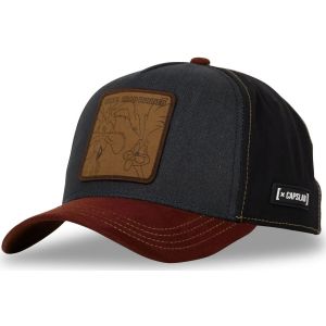 Casquette Homme Trucker Effet Denim Et Suedine Looney Tunes