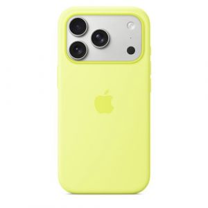Apple Coque iPhone 17 Pro en silicone avec MagSafe - Jaune Néon