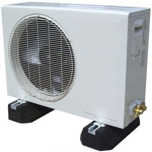 MC Distribution Support de PAC Rubber Foot "Fix-it" - XL mod&egrave;le 1000 x 180 x 95 mm - charge maxi par pied 500 kg - la paire