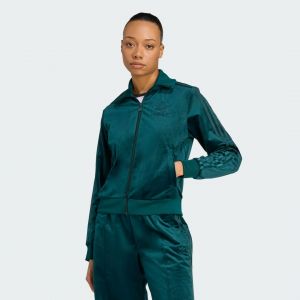 Adidas Jacket Fz Adicolor Velvet Vert