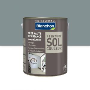 Blanchon Peinture sol couleur 2,5L - Gris Foncé