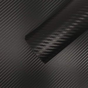 Quattroerre 3M Film Adh&eacute;sif Wrapping pour Voitures, Effet Carbone, 35 x 50 cm
