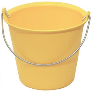 Taliaplast Seau plastique avec anse et graduation moulée dans la masse 13L jaune