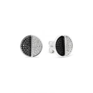 Jette Boucles d'oreilles à fermoir à poussette OPPOSITE 88855108 925 Argent