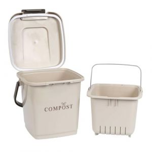 CMP Poubelle à compost 8 Litres avec seau perforé ME0021 pour Poubelle