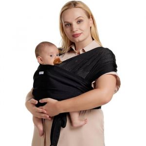 Momcozy Écharpe De Portage Bébé Airmesh Noir ¿ Sling Léger Et Respirant Pour Été, Piscine, Plage ¿ Nouveau-Nés À Tout-Petits 3,5-16¿.