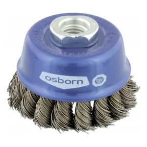 Osborn Brosse a boisseau Acier. M14 75x0,50mm nouée