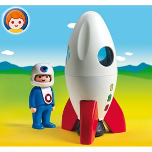 Playmobil 6776 - 1.2.3 : Fus&eacute;e et spationaute