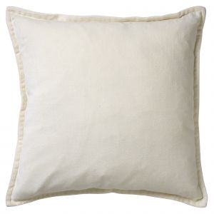 Dutch Decor CAITH - Coussin en velours Snow White 50x50 cm