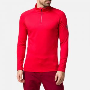 Rossignol Sous-v&ecirc;tement 1/2 Zip Classique Homme ROUGE - Taille XS - Homme