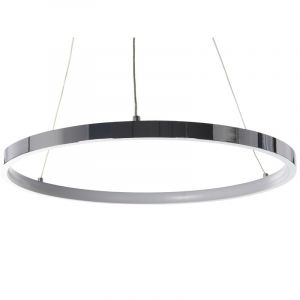 Beliani Lampe LED suspendue ø 40 cm argenté JORDAN