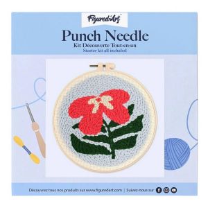 Punch Needle : Hibiscus